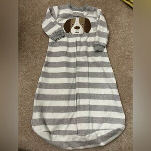 Carters zip up fleece sleep bag/sack GUC